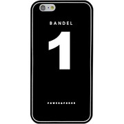 iPhone 6 Plus 黒 No.1 [バンデル iPhone 6 Plus専用シリコンケース ナンバー ブラック]