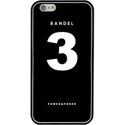 iPhone 6 Plus 黒 No.3 [バンデル iPhone 6 Plus専用シリコンケース ナンバー ブラック]