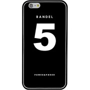 iPhone 6 Plus 黒 No.5 [バンデル iPhone 6 Plus専用シリコンケース ナンバー ブラック]