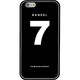 iPhone 6 Plus 黒 No.7 [バンデル iPhone 6 Plus専用シリコンケース ナンバー ブラック]