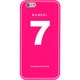 iPhone 6 Plus ピンク No.7 [バンデル iPhone 6 Plus専用シリコンケース ナンバー ピンク]