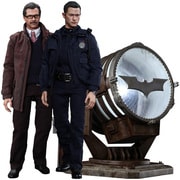 ダークナイト ライジング 1/6スケールフィギュア [ムービー マスターピース ジョン ブレイク＆ジム ゴードン市警本部長 2体セット バットシグナル投光器付き]