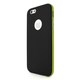 I6N06-14D421-13 [iPhone 6用ケース Tryit Slim Fit Case Metalic Series ブラック×グリーン]