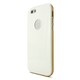 I6N06-14D421-20 [iPhone 6用ケース Tryit Slim Fit Case Metalic Series ホワイト×ゴールド]