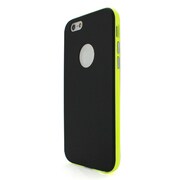 I6N06-14D422-13 [iPhone 6用ケース Tryit Slim Fit Case Neon Series ブラック×ライム]