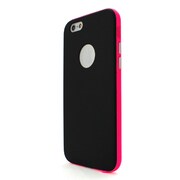 I6N06-14D422-05 [iPhone 6用ケース Tryit Slim Fit Case Neon Series ブラック×ホットピンク]