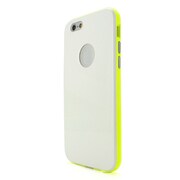 I6N06-14D422-12 [iPhone 6用ケース Tryit Slim Fit Case Neon Series ホワイト×ライム]