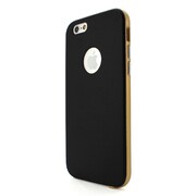 I6P06-14D423-01 [iPhone 6 Plus用ケース Tryit Slim Fit Case Metalic Series ブラック×ゴールド]