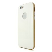 I6P06-14D423-20 [iPhone 6 Plus用ケース Tryit Slim Fit Case Metalic Series ホワイト×ゴールド]