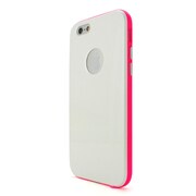 I6P06-14D424-04 [iPhone 6 Plus用ケース Tryit Slim Fit Case Neon Series ホワイト×ホットピンク]