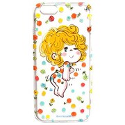 水森亜土ケース オハナ [iPhone 6/6s用ケース 水森亜土 クリアタイプ]
