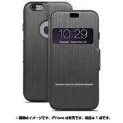 SenseCover for iPhone 6 [iPhone 6用 タッチ センシティブ フリップ ケース Steel Black]