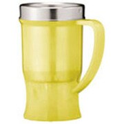 キンキンタンブラー 製氷皿付き イエロー KS-2873