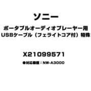 X21099571 [ポータブルオーディオプレーヤー用 USBケーブル（フェライトコア付）特殊]