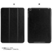 TUNEWEAR LeatherLook SHELL with Front cover for iPad mini 第3/2/1世代 ジェットブラック TUN-PD-100053