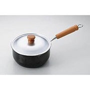 IH ミニ揚げ鍋 片手 フタ付 16cm 鉄なべ流