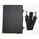 iPad Air 2用レザースタンドケース ベルト付き ビジネスモデル ブラック BI-IPAD6BTCASE/BK