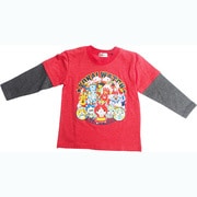 2273581 110 [妖怪ウォッチNEXT 長袖TシャツA 杢レッド 110cm]