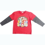 2273581 120 [妖怪ウォッチNEXT 長袖TシャツA 杢レッド 120cm]