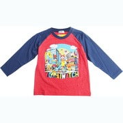 2237582 110 [妖怪ウォッチNEXT 長袖TシャツB 杢レッド 110cm]
