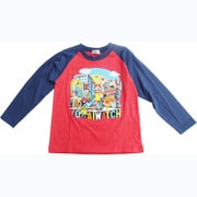 2237582 120 [妖怪ウォッチNEXT 長袖TシャツB 杢レッド 120cm]