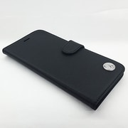 VW14483 [iPhone 6 Plus/6s Plus用 本革手帳型ケース フォルクスワーゲン ライセンスケース ブラック]
