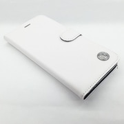 VW14484 [iPhone 6 Plus/6s Plus用 本革手帳型ケース フォルクスワーゲン ライセンスケース ホワイト]
