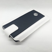 VW14110 [iPhone 6用 本革スリーブ型ケース フォルクスワーゲン ライセンスケース ホワイト]