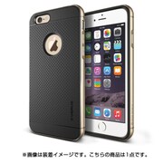 iPhone 6 Plus 5.5インチ対応 IRON SHIELD アルミバンパー×TPU ハイブリッドケース ゴールド