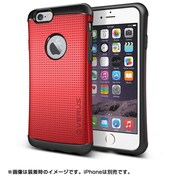 THOR-dot 衝撃吸収 PC×TPU 2層構造 ハイブリッド アーマー ケース [iPhone 6/6s 4.7インチ対応 クリムゾンレッド]