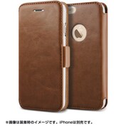 iPhone 6 Plus 5.5インチ対応 Dandy Klop Diary ブックタイプ 手帳型 PU レザーケース ブラウン