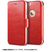 iPhone 6 Plus 5.5インチ対応 Dandy Klop Diary ブックタイプ 手帳型 PU レザーケース レッド