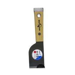 木柄 貫通皮スキ 直刃 45mm