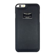 AMR56240 [iPhone 6/6s専用 本革ハードケース Aston Martin Genuine Leather Back Cover with Metal Logo ブラック]