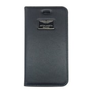 AMR54932 [iPhone 6/6s専用 本革手帳型ケース Aston Martin Racing Genuine Leather Folio Case with Metal Logo ブラック]