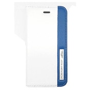 AMR54918 [iPhone 6/6s専用 本革手帳型ケース Aston Martin Racing Genuine Leather Folio Case with Metal Logo TD Stripes ホワイト]