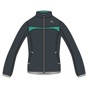 512319-03-S [ナイロンジャケット リバーシブルジャケット PUMA Running Essential レディース Sサイズ タービュランス/プール グリーン]