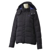 831018-01-XL [LITE フーデッドダウンジャケット レディース XL ブラック]