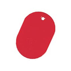 番号札(赤) 大 無地 5個入り NF-741-R