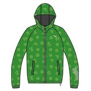 903665-05-M [ナイロンジャケット puma play time 裏トリコット ウーブンジャケット メンズ M グリーン]