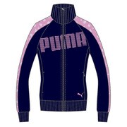 903667-04-S [ジャージ puma play time トレーニングジャケット S ネイビー]
