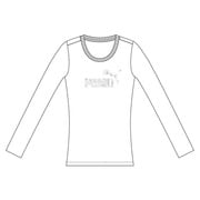 831090-04-M [長袖Ｔシャツ P.S.T.D. No.1 ロゴ LS Tee レディース M ホワイト]
