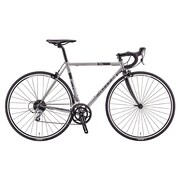 ロードバイク 52cm 700×25C 外装16段変速（フロント2段×リア8段） シルバーシャイン AYIT525 OS60