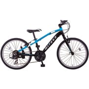子ども用自転車 California Sky Jr(カルフォルニア スカイ ジュニア) 22型 外装21段変速(フロント3段×リア7段) マットブラック/ブルー CCSC225 OKB6