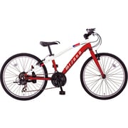 子ども用自転車 California Sky Jr(カルフォルニア スカイ ジュニア) 24型 外装21段変速(フロント3段×リア7段) マットレッド/ホワイト CCSC245 ORW8