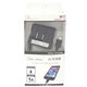AC充電器 Lightningコネクタ 1A ホワイト AC-107BK