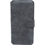FIP6P-NBL6 BK [iPhone 6 Plus/6s Plus レザー手帳型ケース ブラック]