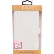 NBIPH6P-E17WH [iPhone 6 Plus/6s Plus ポケット付き手帳レザーケース WH]