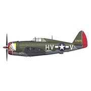 HA8451 P-47D サンダーボルト フランク・クリッブ中尉機 [1/48スケール ダイキャストモデル 塗装済み完成品]