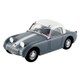 44457 Austin Healey Sprite MK1Rhd with white hard top グレー [1/43スケール レジンキャストミニカー 塗装済み完成品]
